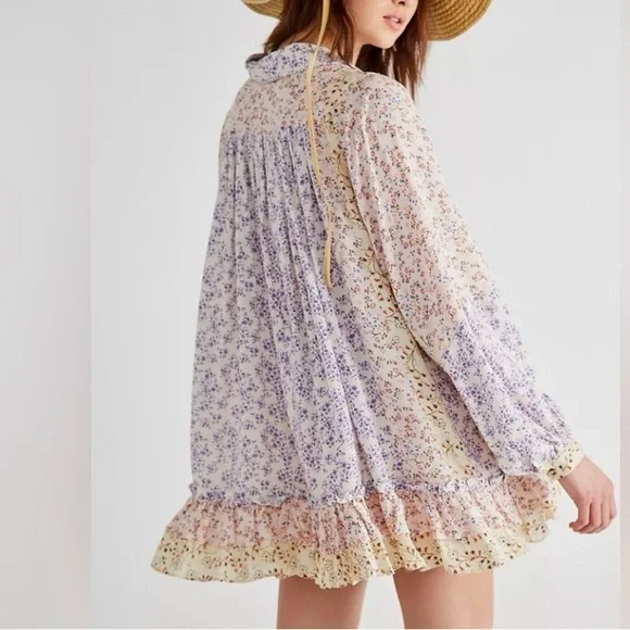 Free People Lost In You Printed Tunic floral large - Picture 3 of 12